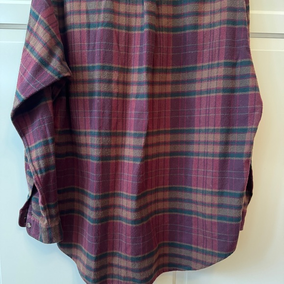 Vintage Y2K Ralph Lauren Heavyweight Flannel Shirt Jacket - size L - Picture 8 of 14